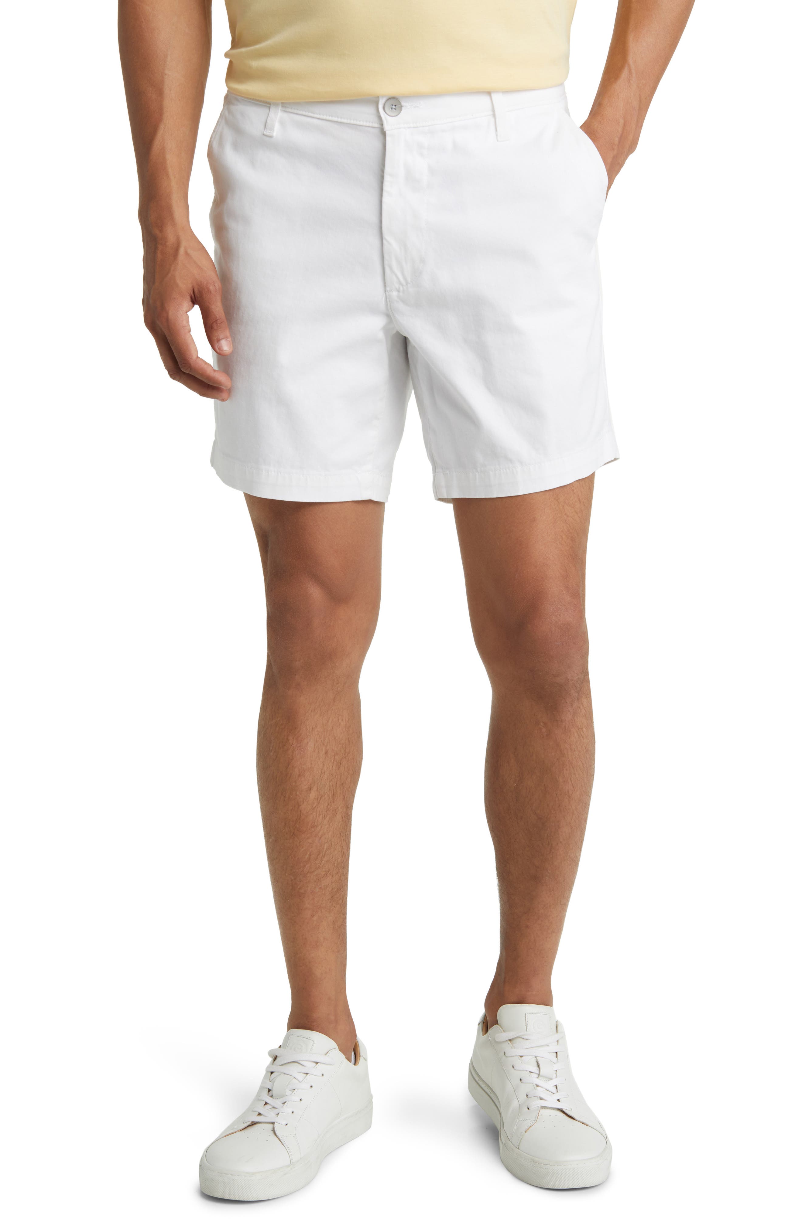 white dress shorts